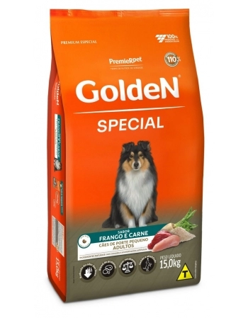 Ração Golden Special para Cães Adultos de Porte Pequeno 15kg