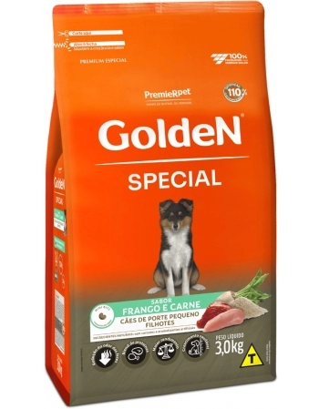 Ração Golden Special para Filhotes de Porte Pequeno 3kg