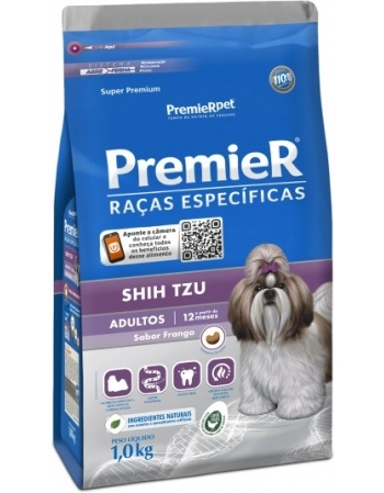 Ração PremieR Raças Específicas Shih Tzu para Cães Adultos Frango 1Kg